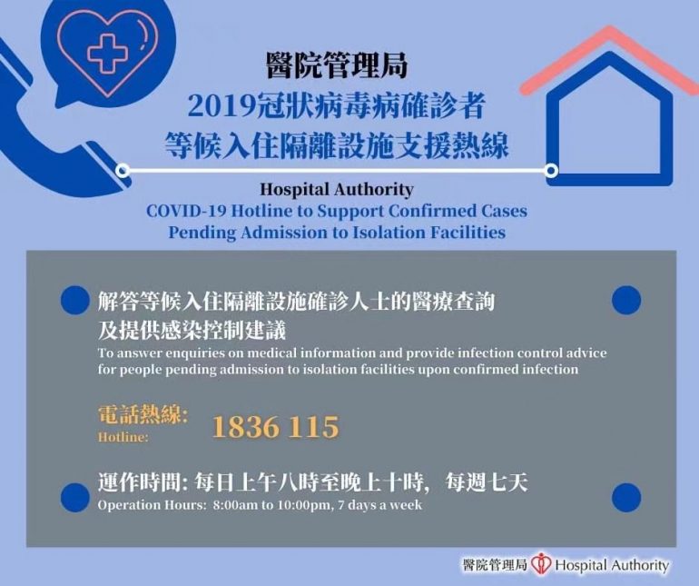 冠狀病毒病確診個案指定診所名單